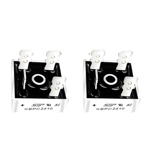 Puente rectificador de silicio KBPC2510 de 25A y 1000V para la estabilidad de tus equipos
