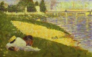 Peinture à l'huile Seurat pour sublimer la décoration de votre salon