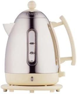 Dualit 1.5L Cordless Jug Kettle Stainless Steel & Cream