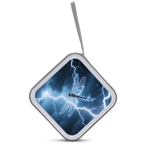 Funda para CD y DVD Lightning Dragonfly para ahorrar espacio y proteger discos rayados 4