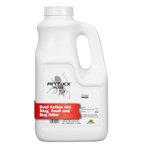 Neudorff ANTIXX Plus Ant & Insect Control Granules for Ants Crickets Cutworms Earwigs Pillbugs Slugs Snails and Sowbugs for Organic Gardening