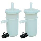2PCS 15410-87L00 Fuel Filter Fit for Suzuki DF9.9B DF15A DF20A DF25A DF30A DF90A Replace 1541087L00