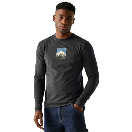 T-Shirt Manches Longues Regatta Maylow Noir 3XL pour Vos Sorties