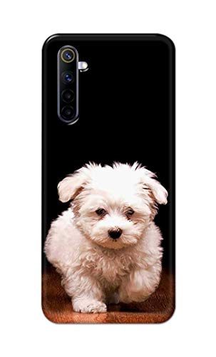 Image of PRINTFIDAA� Printed Hard Back Cover Case for Realme 6 | Realme 6S | Realme 6i Back Cover (Puppy Dog) -2808