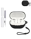 Coque de protection en silicone pour écouteurs SoundPEATS POP Clip - Durable et écologique - Avec trous précis et compatibilité de charge - Résistante aux chocs - Confortable au toucher - Noir Coque de protection en silicone pour écouteurs SoundPEATS POP Clip - Durable et écologique - Avec trous précis et compatibilité de charge - Résistante aux chocs - Confortable au toucher - Noir