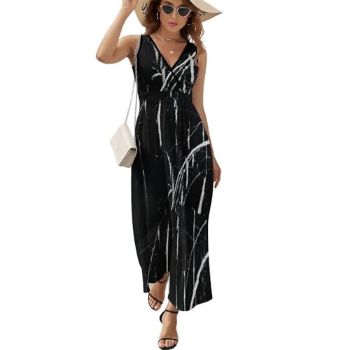 Robe cochon rose sans manches col en V : légèreté et confort d'été absolu