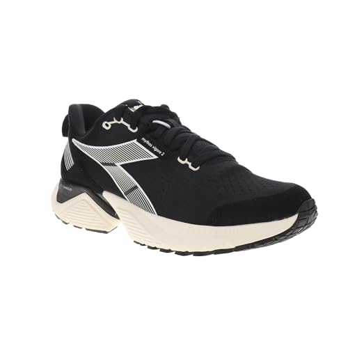 Diadora Womens Mythos Blushield Volo 3 Glam Running Sneakers Shoes - Black - Size 8 M2