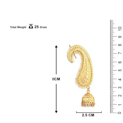Image of JFL - Jewellery for Less Gold Plated Copper Earrings For Women