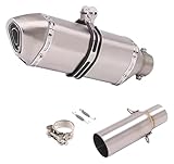 Pour P&IAGGIO Pour BEVERLY 125 300 MP3 125 250 300 LT X10 2008-2016 Moto Échappement Bras Intermédiaire Tuyau Silencieux silencieux déchappement(Type C)