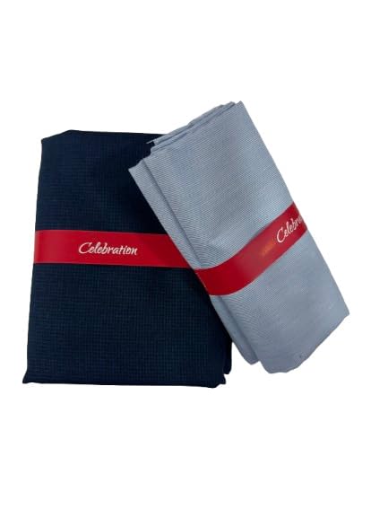 arvind Men's Combo Poly Cotton Shirt and Trouser Unstitched Fabric Set -Gift Pack (Multicolour_Free Size) 122-picture-31