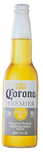 Corona Premier Bottle Shaped Tin Tacker Metal Sign | 22