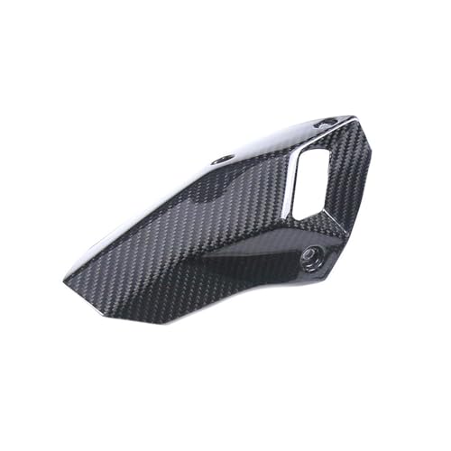 Carenado cubierta escape fibra carbono 3K BMW S1000XR de acabado premium mate 7