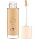 Mit Vitamin E und Squalan Catrice Soft Glam Filter Fluid, Basis, Nr. 020, Nude, pflegend, natürlich, glänzend, strahlend, vegan, ölfrei, ohne Parfüm, ohne Alkohol, 1er Pack (30ml)