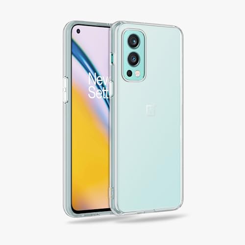 Image of Amazon Brand - Solimo Frosted | Translucent | Ultra Thin | Flexible | Anti Scratch | Slim Fit | Soft Back Cover for OnePlus Nord 2 5G - Frosted White