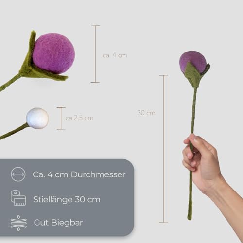 Fleurs en feutre durables pour sublimer votre décoration - 6