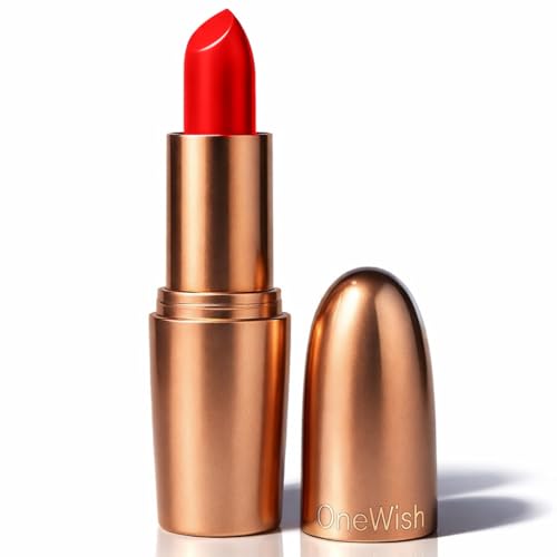 Image of One Wish Creamy Matte Lipstick - Coral Coded Shade 03 | Long Lasting | Full Coverage | High-Pigment | Smooth Finish | Creamy Formula with SPF | Enriched with Vitamin E, Almond Oil & Shea Butter | 3.8g