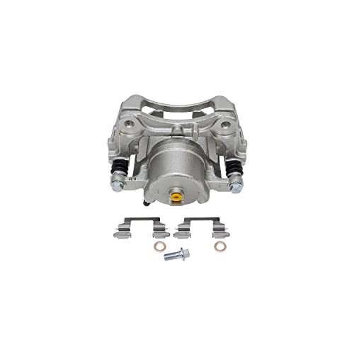 Image of Detroit Axle - Front Brake Kit for 04-05 09-12 Chevy Malibu, 06-10 Pontiac G6 07-09 Saturn Aura, Disc Brakes Calipers Ceramic Brake Pads Replacement
