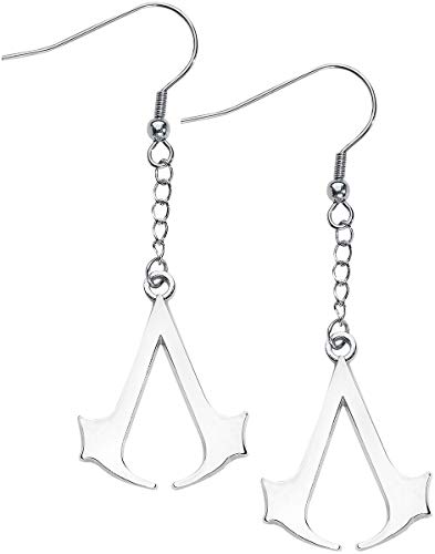 Assassin's Creed Earring s With Creed Logo Silver