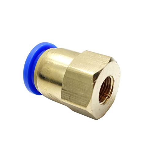 MOOCO MORNING 4mm/6mm/8mm/10mm/12mm OD * 1/8"/1/4"/3/8"/1/2" bspp Pneumatische Air Push In Quick Fitting Rechte Vrouwelijke Connector - Afbeelding 3