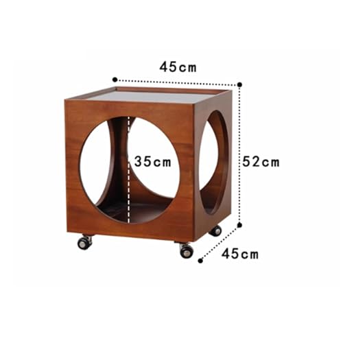 Table d'angle salon bois massif avec canapé amovible rétro - 3