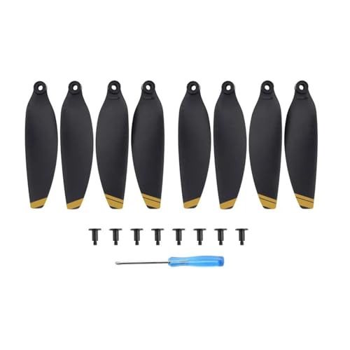 Hélices de rechange drone mini léger 4726 anti-vibration, 8 pièces or