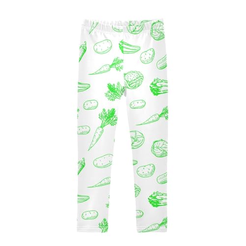 Girls' Leggings Vegetables Kids Yoga Tights Pants 1 Pack 2303275