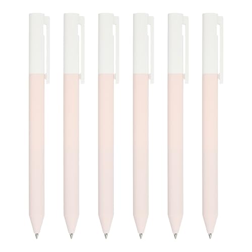 PATIKIL 6 bolígrafos gel 0.5 mm tinta rosa
