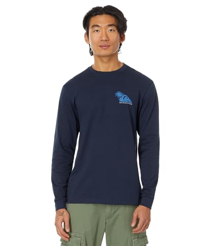 Quiksilver Men's Palm Island Long Sleeve Screen Tee