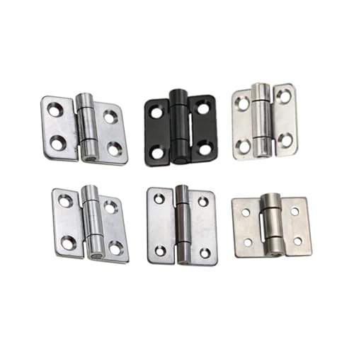 304 Stainless Steel Damping Hinges Industrial Equipment Panel Control Doors 1Pcs(25X20mm-0.2N.m)