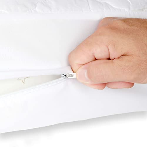 Image of Jambini Zipper Waterproof Crib Mattress Protector - Fully Encased with an Embedded Waterproof Crib Mattress Pad