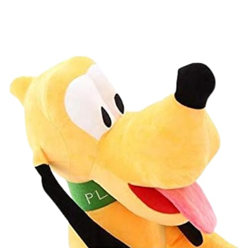 Image of Tickles Dog Cartoon Character Soft Stuffed Plush Animal Toy for Kids Boys & Girls Birthday Gifts (Color: Yellow Size: 40 cm)