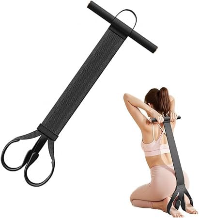 Fabric Resistance Band with Handles 120lb, Non Slip Full Body Exercise Band, Workout Equipment for Chest Glutes Legs & Core Muscles, Home Gym Strength Training Band