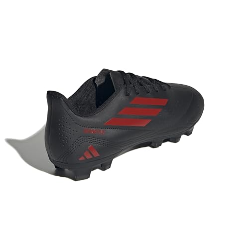 Image of ADIDAS Men's Deportivo III Flexible Ground Football Shoe (Core Black /Better Scarlet /Core Black)