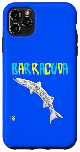 Funny Barracuda 2�F �C�G���[/�u���[ �X�}�z�P�[�X iPhone 11 Pro Max �p