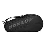600/600D Polyester Dunlop D TAC CX Team 8 Pack BLK/Red Tennisbeutel für Erwachsene, Unisex, Schwarz, Rot, Einheitsgröße