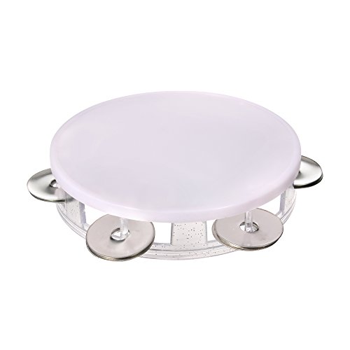 Windy City Novelties 12 Pack - Musical Tambourines for Kids Party Favors with Glitter