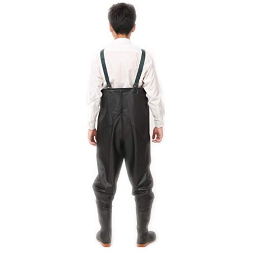 Vissen Borst steltlopers Borst steltlopers Jacht Vissen steltlopers voor mannen Vrouwen met laarzen Waterdichte Boot voet Nylon/PVC Waadvogel Maat 38- Maat 46 Jacht Bootfoot Waterdicht - Image 3