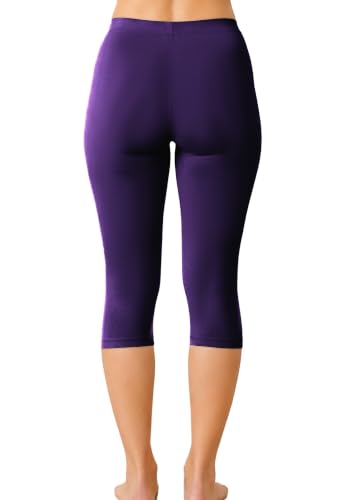Image of STRETCH IS COMFORT Women's Ultra Buttery Smooth Cotton Leggings, Knee Length Leggings or Shorts | Small to 5X