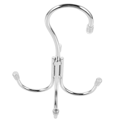 GREENADSCAPE 360degree Rotating Multifunctional Hook Organizer for Scarves Ties Belts and Shoes Space-Saving Hanger for Closet Bedroom Kitchen and Laundry Room Storage