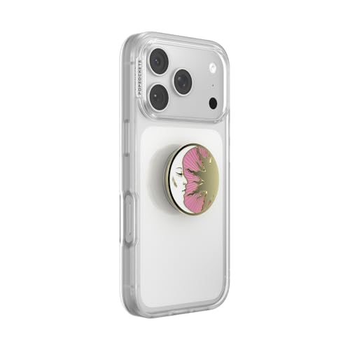 Image of PopSockets PopTop, Adhesive Phone Grip with Swappable Top, Enamel - Lunar Dreams Pink