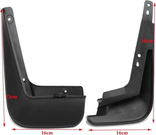 Guardabarros Toyota Corolla Altis E170 2014-2017: faldillas antibarro delanteras y traseras 4