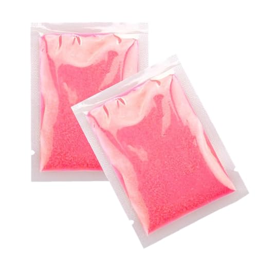 FAVOMOTO Fluorescent Powder Nail Dip Glitter Luminous Sand 20g Glow Pigment Dust for DIY Nail Art Gliter