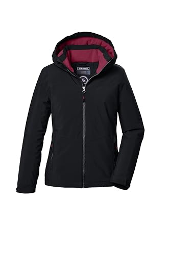 killtec Mädchen Funktionsjacke/Outdoorjacke mit Kapuze KOW 352 GRLS JCKT, schwarz, 152, 42145-000