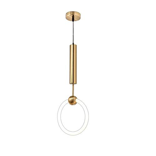 Plafonnier Fluorescent LED pour cuisine moderne et luminaire de plafond doré - 2