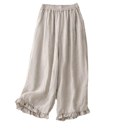 Pantalon de loisirs femme jambe large pour les journées d'été