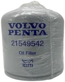 Miniatura 2 de Volvo Penta 21549542 Filtro de aceite D61 D62 D63 D71 D72 D73 D74 Series Motores Diesel OEM genuino