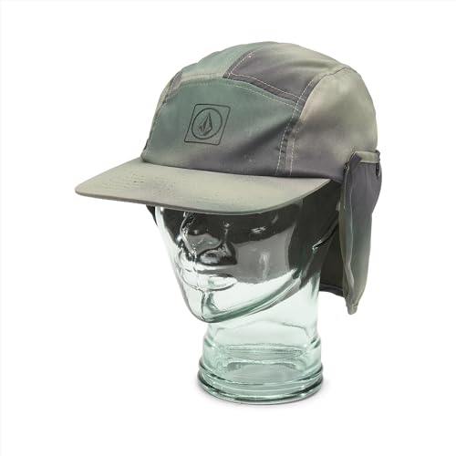 Image of Volcom Men's Snapback Hat - 6-Panel Twill Flat Brim Cap Adjustable Snap Closure