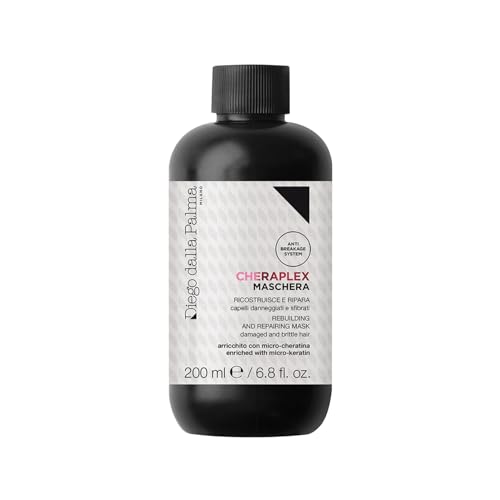 Diego dalla Palma | CHERAPLEX – Maschera Capelli Ricostruisce e Ripara, per Capelli Danneggiati, con Cheratina, 200ml