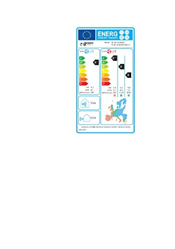 Climatiseur mono split GE-35 12000 btu 3,5 kw A++/A+ R32 GREEN ELECTRIC inverter - Image 7