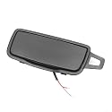 Rackumic Sonnenblende Spiegel mit Licht für Porsche für Boxer für CAYMAN 911 982 991 Carrera Schwarz ABS Kunststoff Ersatzteil OEM 981731031 Auto Innenraum